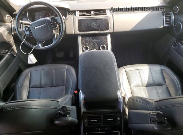SALWR2RV5KA814256 2019 LAND ROVER RANGE White Widok deski rozdzielczej