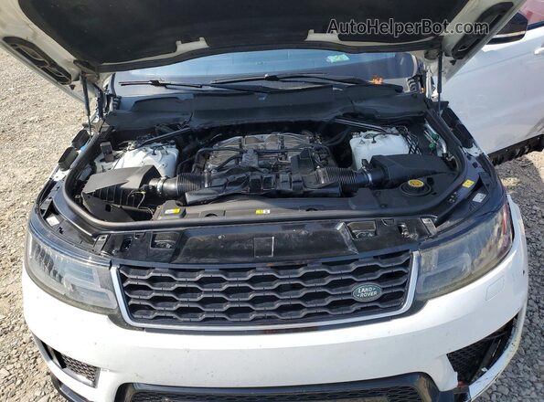 SALWR2RV5KA814256 2019 LAND ROVER RANGE White Widok komory silnika