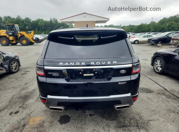SALWR2RV8KA842987 2019 LAND ROVER RANGE Black უკანა ხედი
