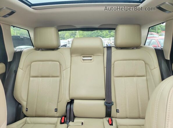 SALWR2RV8KA842987 2019 LAND ROVER RANGE Black უკანა სავარძლების ხედი