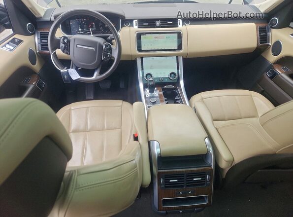 SALWR2RV8KA842987 2019 LAND ROVER RANGE Black წინა პანელის ხედი