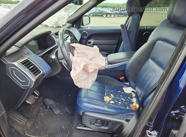 SALWR2SE2MA768429 2021 LAND ROVER RANGE Blue Вид салону спереду