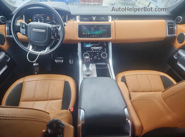 SALWR2SE3MA759268 2021 LAND ROVER RANGE Gray Առջևի վահանակի տեսք