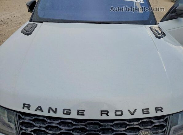 SALWR2SE7MA768975 2021 LAND ROVER RANGE White Vista del compartimento del motor