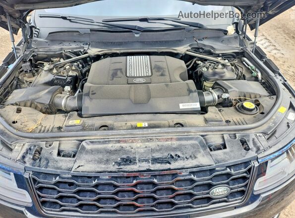 SALWR2SE8LA714583 2020 LAND ROVER RANGE Black Engine compartment view