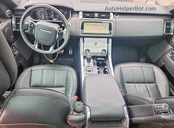 SALWR2SE8LA714583 2020 LAND ROVER RANGE Black Dashboard view
