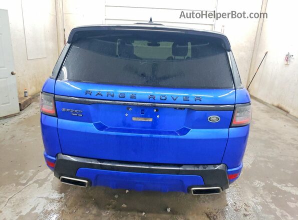 SALWR2SE9NA239609 2022 LAND ROVER RANGE Blue Вид ззаду