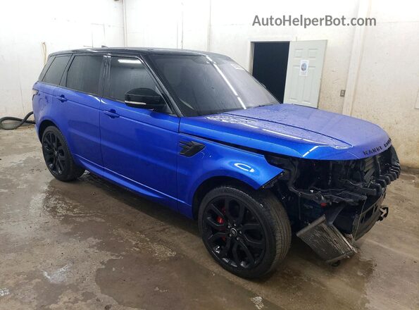 SALWR2SE9NA239609 2022 LAND ROVER RANGE Blue Передня права чверть