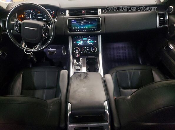 SALWR2SE9NA239609 2022 LAND ROVER RANGE Blue Вид панелі приладів