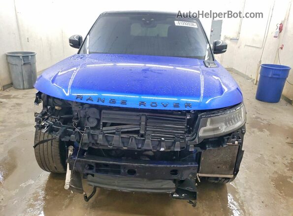 SALWR2SE9NA239609 2022 LAND ROVER RANGE Blue Вид спереду
