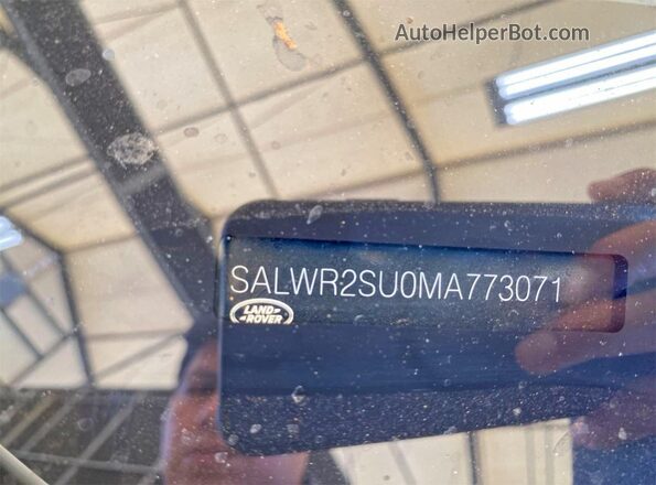 SALWR2SU0MA773071 2021 LAND ROVER RANGE White Вид задніх сидінь