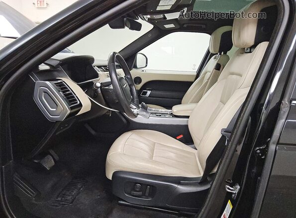 SALWR2SU1LA884095 2020 LAND ROVER RANGE Черный Вид салона спереди
