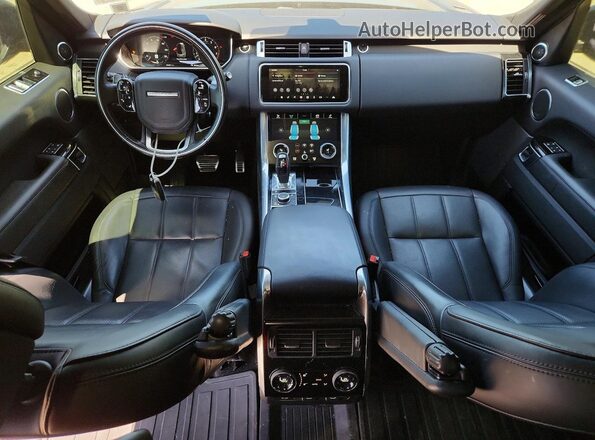 SALWR2SU1NA224142 2022 LAND ROVER RANGE Black Dashboard view