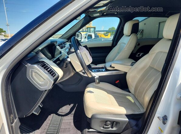 SALWR2SU3NA206841 2022 LAND ROVER RANGE White Вид салону спереду
