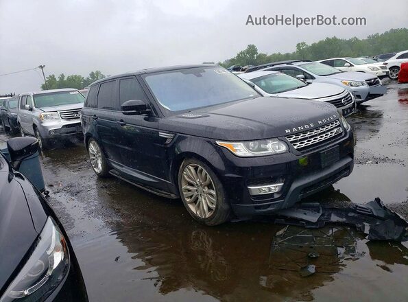 SALWR2VF0GA633569 2016 LAND ROVER RANGE Black Передня права чверть