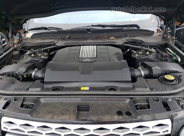 SALWR2VF0GA633569 2016 LAND ROVER RANGE Black Вид підкапотного простору