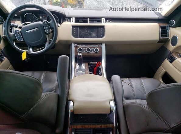 SALWR2VF0GA633569 2016 LAND ROVER RANGE Black Вид панелі приладів