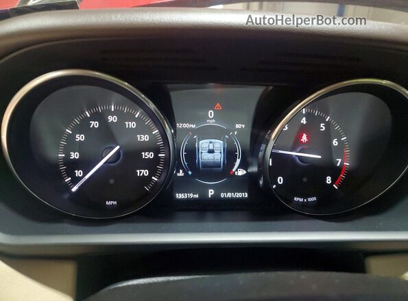 SALWR2VF0GA635743 2016 LAND ROVER RANGE Red Vista del cuadro de instrumentos