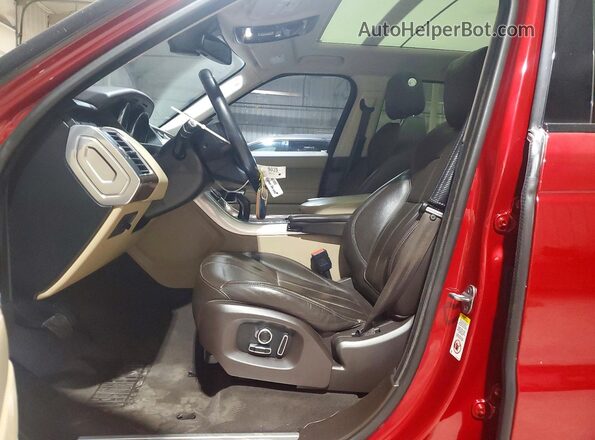 SALWR2VF0GA635743 2016 LAND ROVER RANGE Red Vista interior delantera