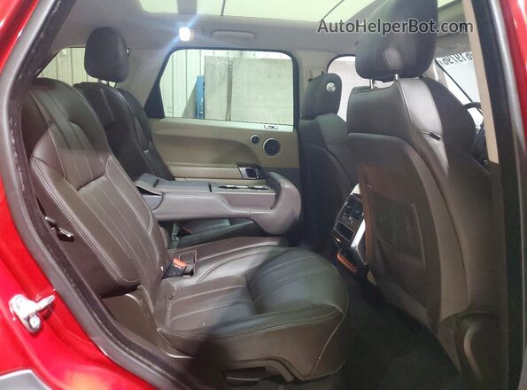 SALWR2VF0GA635743 2016 LAND ROVER RANGE Red Vista interior trasera