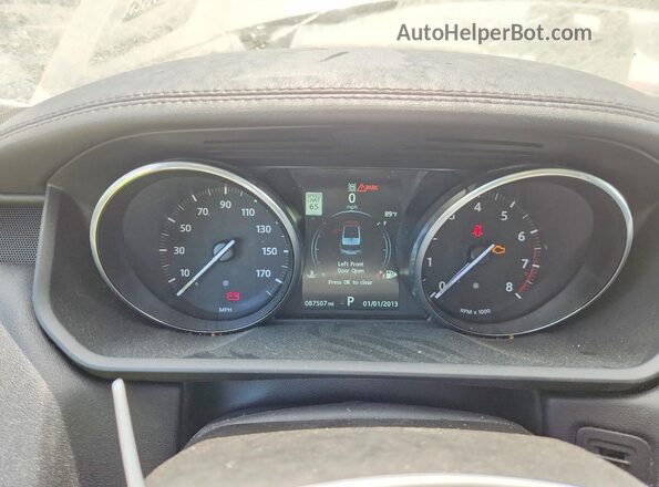 SALWR2VF1GA563967 2016 LAND ROVER RANGE Charcoal Instrument cluster view
