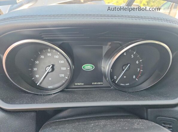 SALWR2VF2GA565484 2016 LAND ROVER RANGE Gray Вид щитка приладів