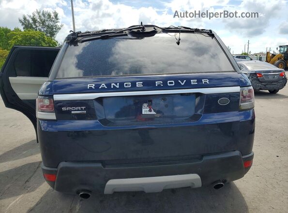 SALWR2VF6GA583342 2016 LAND ROVER RANGE Синий Вид сзади