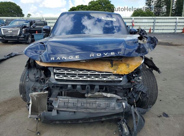 SALWR2VF6GA583342 2016 LAND ROVER RANGE Синий Вид спереди