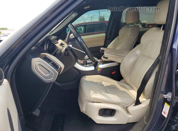 SALWR2VF6GA583342 2016 LAND ROVER RANGE Синий Вид салона спереди