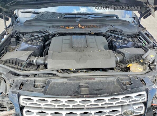 SALWR2VF6GA583342 2016 LAND ROVER RANGE Синий Вид подкапотного пространства