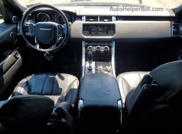 SALWR2VF9GA581682 2016 LAND ROVER RANGE Black Dashboard view