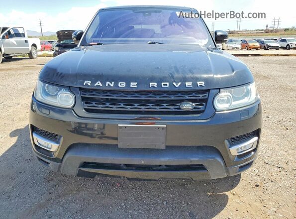 SALWR2VFXGA636866 2016 LAND ROVER RANGE Black Front view