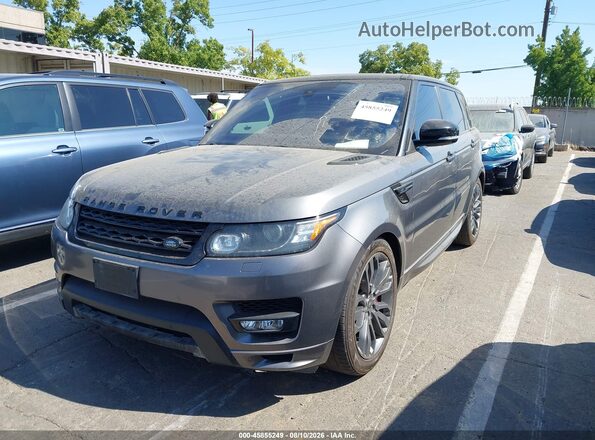 SALWS2PF2GA110684 2016 LAND ROVER RANGE ROVER SPORT Gray წინა მარცხენა ხედი სამი მეოთხედიდან