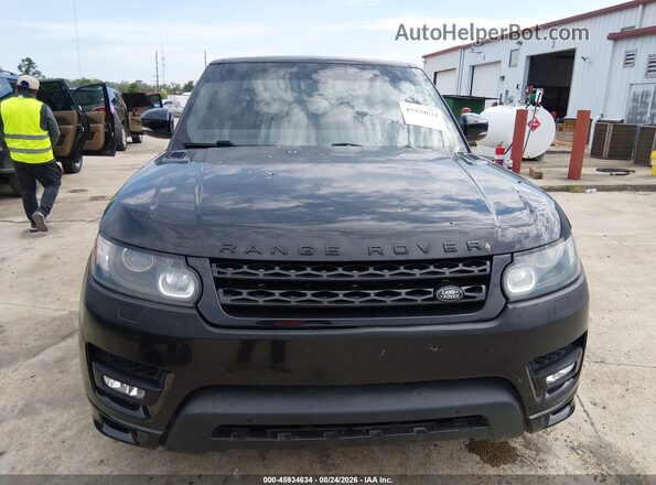SALWS2PF2GA598860 2016 LAND ROVER RANGE ROVER SPORT Black Вид салону спереду