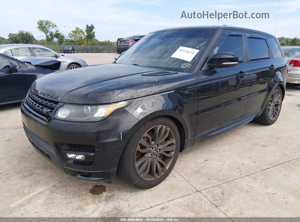 SALWS2PF2GA598860 2016 LAND ROVER RANGE ROVER SPORT Black Передня ліва чверть