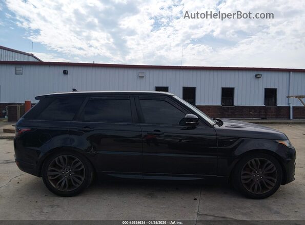 SALWS2PF2GA598860 2016 LAND ROVER RANGE ROVER SPORT Black Вид панелі приладів