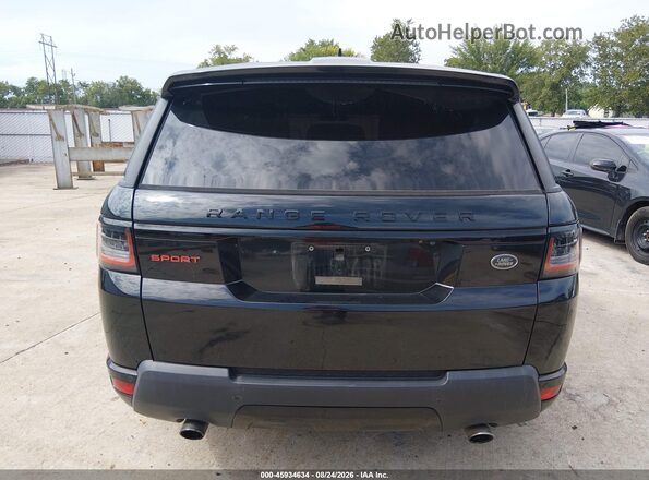 SALWS2PF2GA598860 2016 LAND ROVER RANGE ROVER SPORT Black Панорамний вид салону 360°