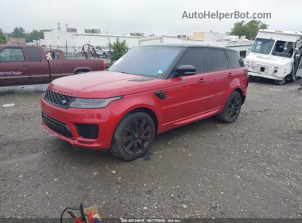 SALWS2RU2LA724348 2020 LAND ROVER RANGE ROVER SPORT Red Передня ліва чверть