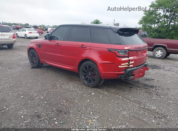 SALWS2RU2LA724348 2020 LAND ROVER RANGE ROVER SPORT Red Задня ліва чверть