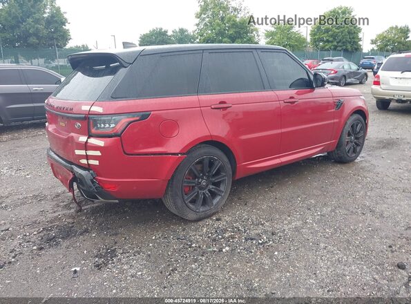 SALWS2RU2LA724348 2020 LAND ROVER RANGE ROVER SPORT Red Задня права чверть