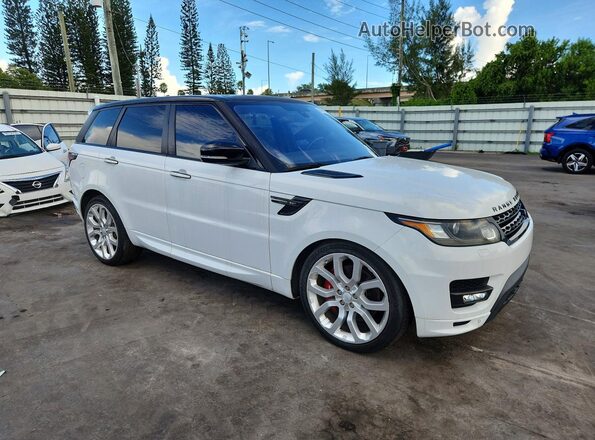 SALWS2VF2GA549080 2016 LAND ROVER RANGE Белый Передняя правая четверть