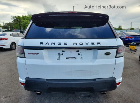 SALWS2VF2GA549080 2016 LAND ROVER RANGE Белый Вид сзади