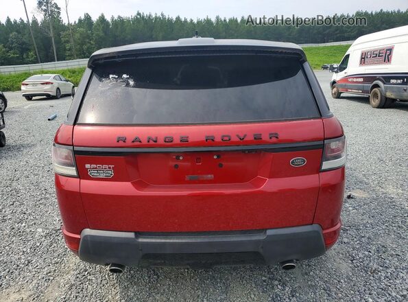 SALWS2VF3GA561772 2016 LAND ROVER RANGE Red Vista trasera