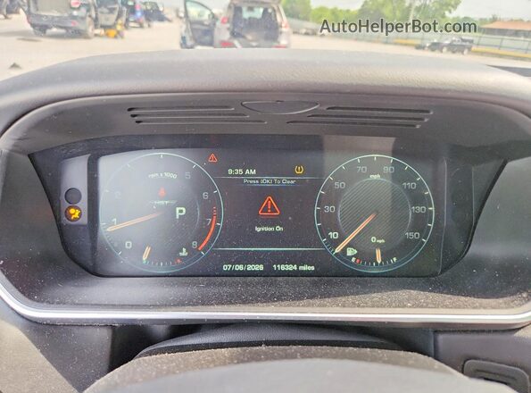 SALWS2VF5GA576600 2016 LAND ROVER RANGE Black Instrument cluster view