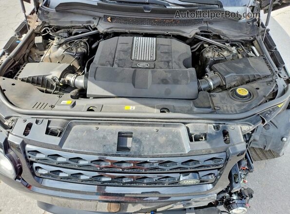 SALWS2VF5GA576600 2016 LAND ROVER RANGE Black Engine compartment view