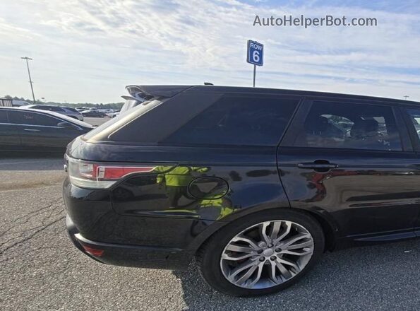 SALWV2EF7GA582860 2016 LAND ROVER RANGE ROVER SPORT Black Rear right