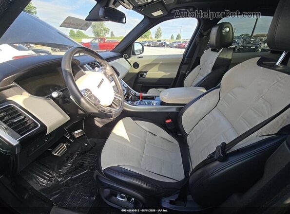 SALWV2EF7GA582860 2016 LAND ROVER RANGE ROVER SPORT Black Front interior view