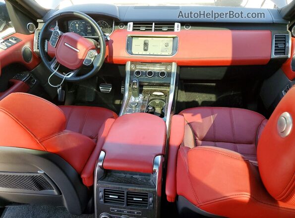 SALWV2FV2HA150409 2017 LAND ROVER RANGE ROVER Черный Вид щитка приборов