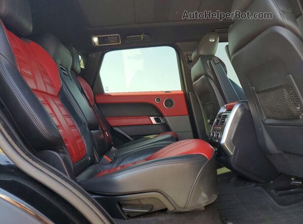SALWV2FV4HA682664 2017 LAND ROVER RANGE Черный Вид задней части салона