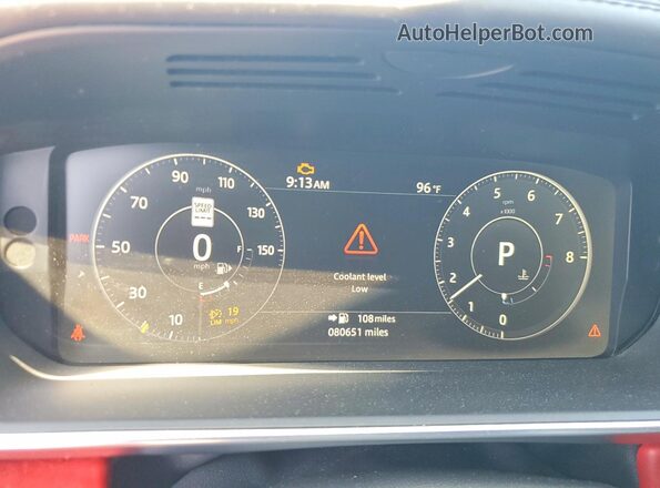 SALWV2FV4HA682664 2017 LAND ROVER RANGE Черный Вид щитка приборов